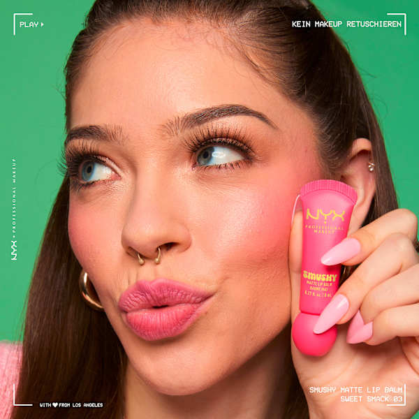 Lippenbalsam Smushy Matte 03 Sweet Smack  NYX PROFESSIONAL MAKEUP