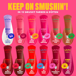 Lippenbalsam Smushy Matte 08 Smudge Fudge NYX PROFESSIONAL MAKEUP