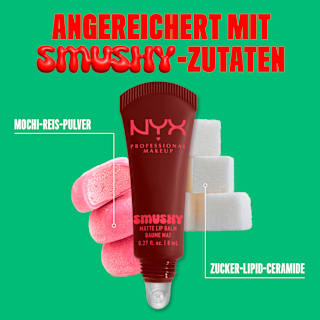 Lippenbalsam Smushy Matte 08 Smudge Fudge NYX PROFESSIONAL MAKEUP