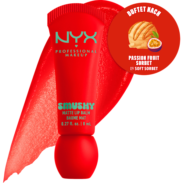 Lippenbalsam Smushy Matte 09 Soft Sorbet NYX PROFESSIONAL MAKEUP