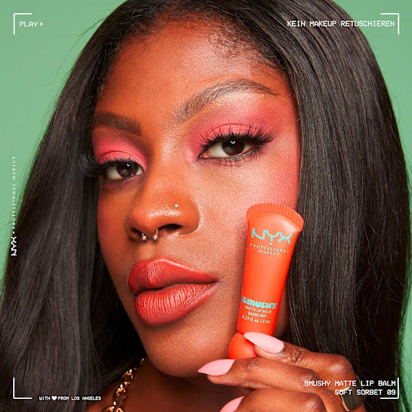 Lippenbalsam Smushy Matte 09 Soft Sorbet NYX PROFESSIONAL MAKEUP