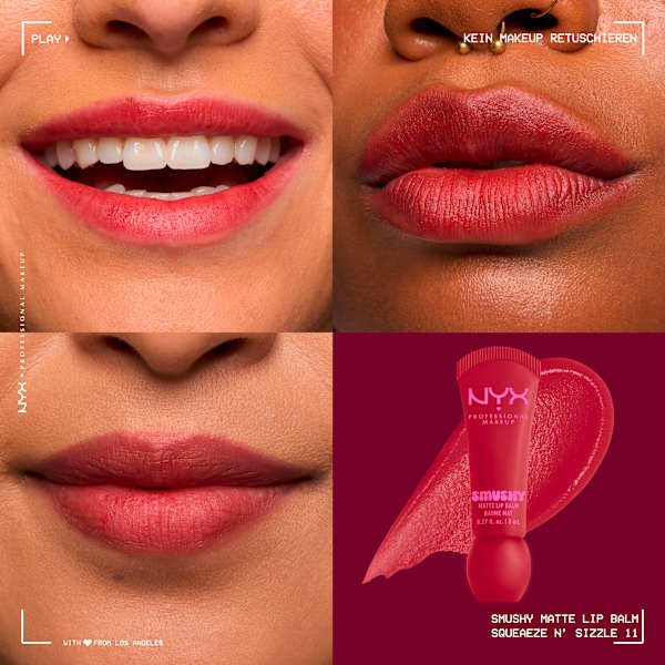 Lippenbalsam Smushy Matte 11 Squeeze N´Snizzle NYX PROFESSIONAL MAKEUP