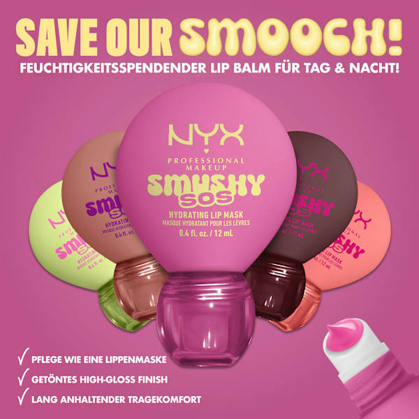 Lippenmaske Smushy SOS Hydratig 08 Coconut Calm NYX PROFESSIONAL MAKEUP