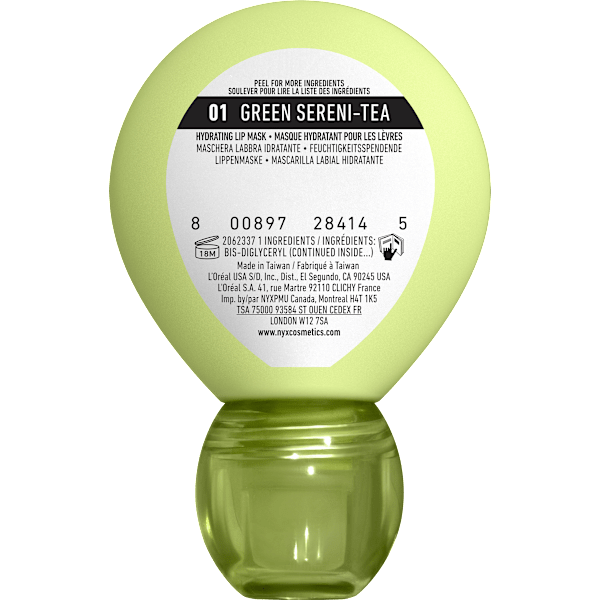 Lippenmaske Smushy SOS Hydrating 01 Green Sereni-Tea NYX PROFESSIONAL MAKEUP