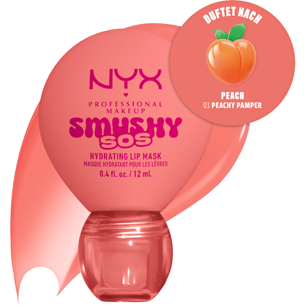 Lippenmaske Smushy SOS Hydrating 03 Peachy Pamper NYX PROFESSIONAL MAKEUP