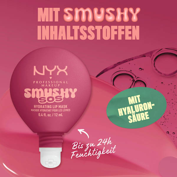 Lippenmaske Smushy SOS Hydrating 06 Rose Recharge NYX PROFESSIONAL MAKEUP