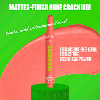 Lippenstift Fat Matte Smooth 02 Cashmere Cutie NYX PROFESSIONAL MAKEUP