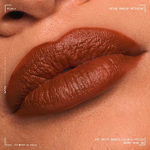 Lippenstift Fat Matte Smooth 06 Beary Nude NYX PROFESSIONAL MAKEUP