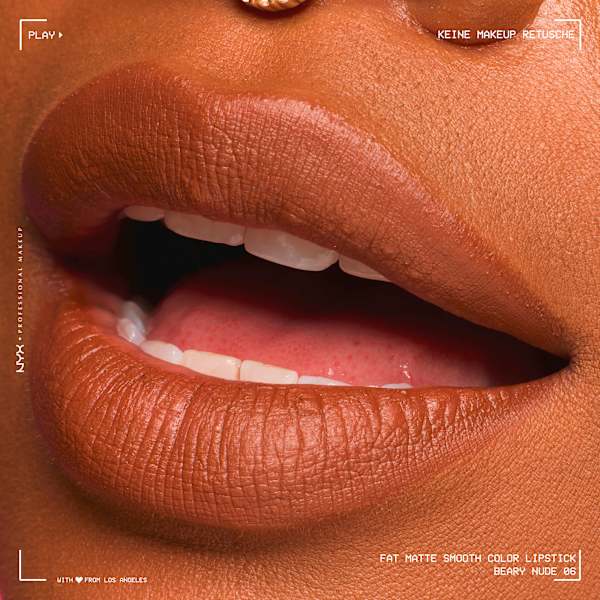 Lippenstift Fat Matte Smooth 06 Beary Nude NYX PROFESSIONAL MAKEUP