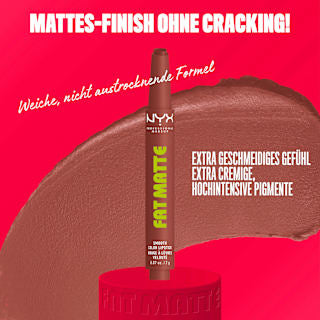Lippenstift Fat Matte Smooth 08 Toasty Taupe NYX PROFESSIONAL MAKEUP