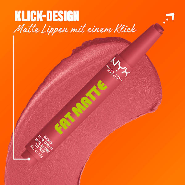 Lippenstift Fat Matte Smooth 12 Blush Blanket NYX PROFESSIONAL MAKEUP