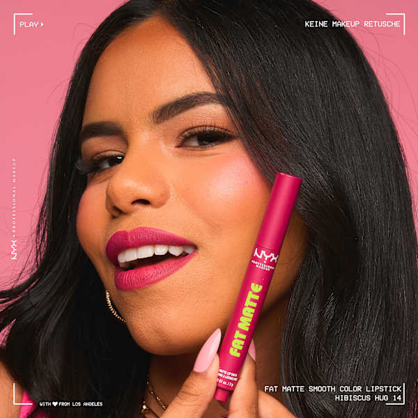 Lippenstift Fat Matte Smooth 14 Hibiscus Hug NYX PROFESSIONAL MAKEUP