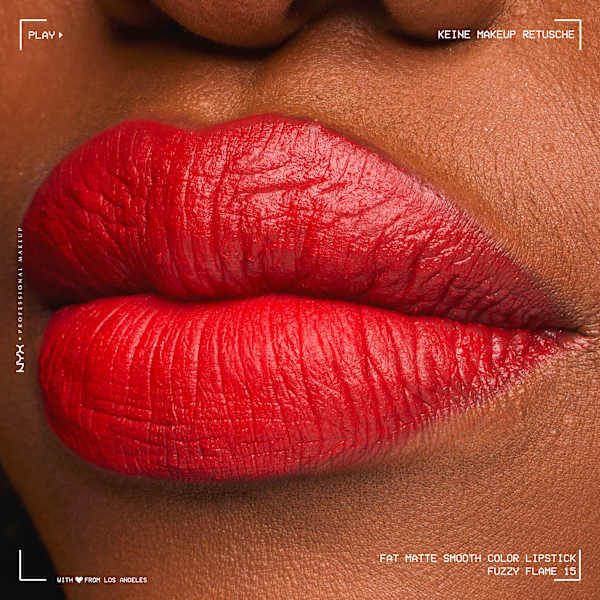 Lippenstift Fat Matte Smooth 15 Fuzzy Flame NYX PROFESSIONAL MAKEUP