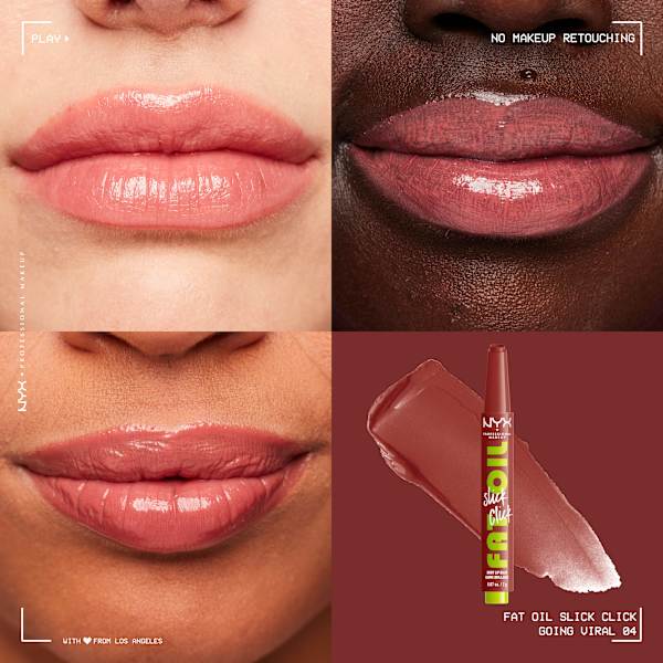 Lippenstift Fat Oil Slick Click 04 Going Viral NYX PROFESSIONAL MAKEUP