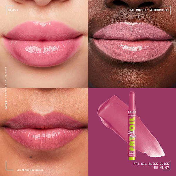 Lippenstift Fat Oil Slick Click 07 DM Me NYX PROFESSIONAL MAKEUP