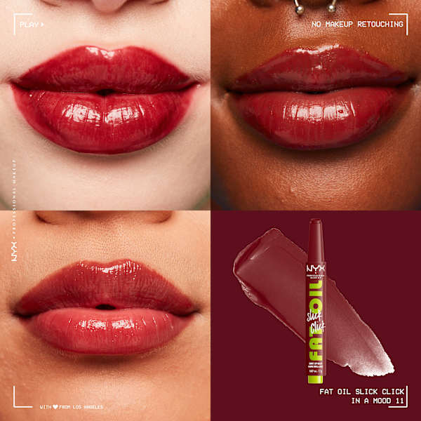 Lippenstift Fat Oil Slick Click 11 In a Mood NYX PROFESSIONAL MAKEUP