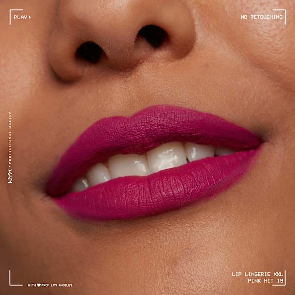Lippenstift  Lingerie XXL 19 Pink Hit  NYX PROFESSIONAL MAKEUP