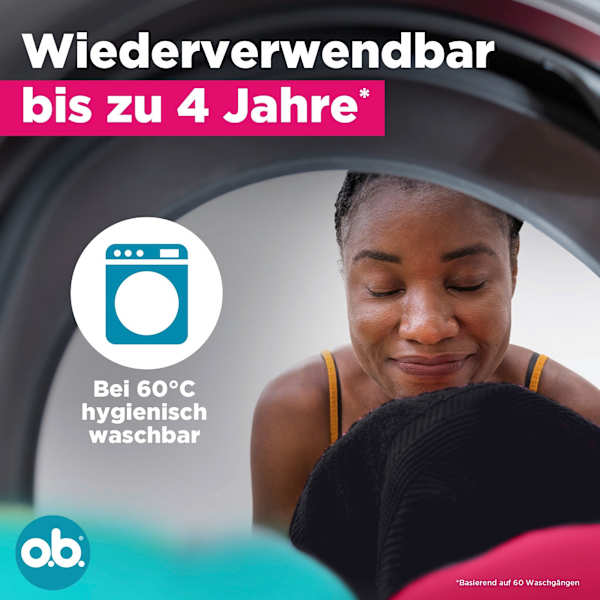 Periodenunterwäsche Slip schwarz Gr. M/L o.b.