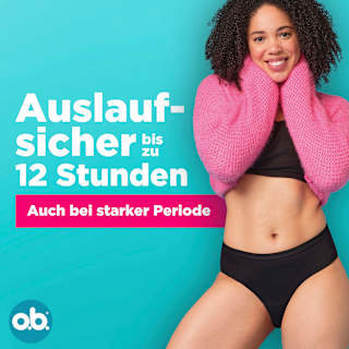 Periodenunterwäsche Slip schwarz Gr. M/L o.b.