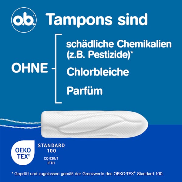 Tampons ProComfort Normal, Reisegröße o.b.