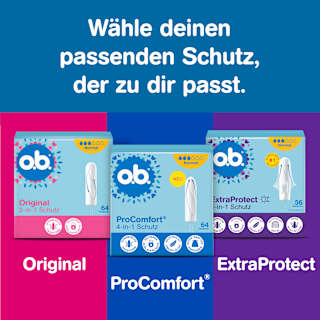Tampons ProComfort Normal, Reisegröße o.b.