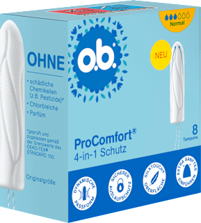 Tampons ProComfort Normal, Reisegröße o.b.