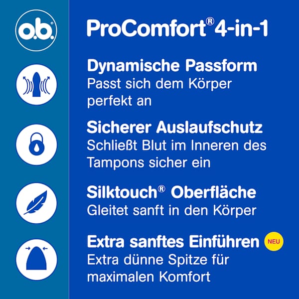 Tampons ProComfort Super Plus o.b.