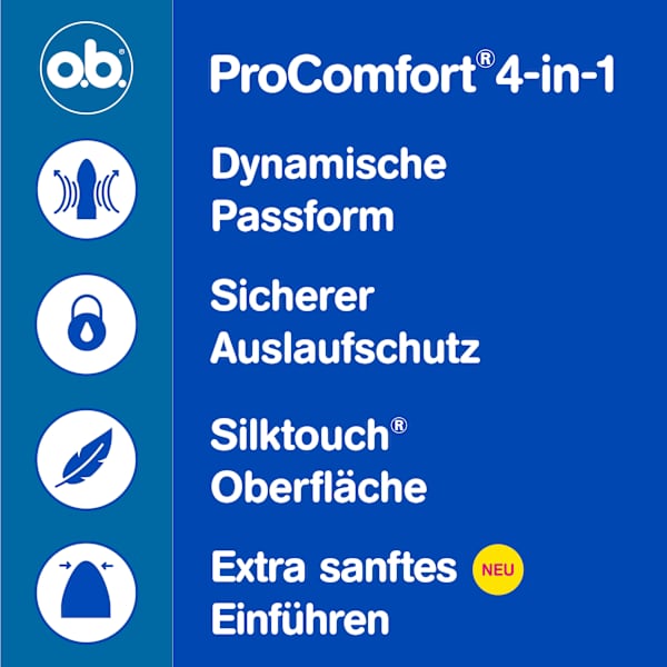 Tampons ProComfort Super Plus o.b.