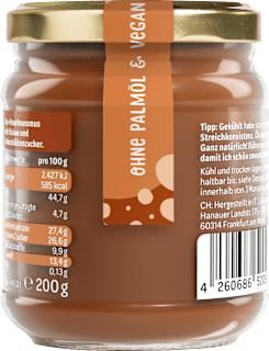 Haselnussmus, "Happy Hazel" Feelgood Spreads, Haselnuss Kakao oatsome