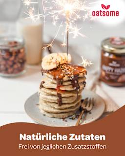 Haselnussmus, "Happy Hazel" Feelgood Spreads, Haselnuss Kakao oatsome