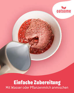 Smoothie Bowl Pulver Alice im Beerenland, Erdbeere & Acaibeere oatsome