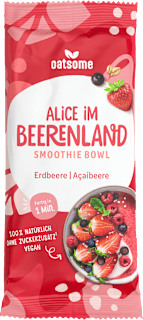 Smoothie Bowl Pulver Alice im Beerenland, Erdbeere & Acaibeere oatsome