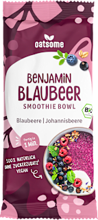 Smoothie Bowl Pulver Benjamin Blaubeer, Blaubeere & Johannisbeere oatsome