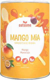 Smoothie Bowl Pulver Mango Mia, Mango Maracuja oatsome