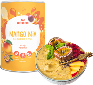 Smoothie Bowl Pulver Mango Mia, Mango Maracuja oatsome