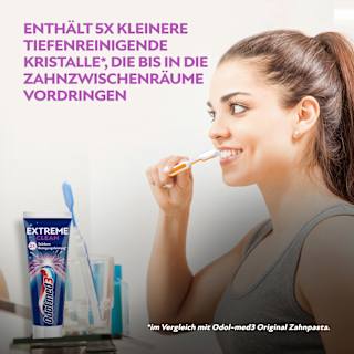 Zahnpasta Extreme Clean Odol med 3
