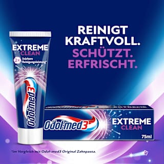 Zahnpasta Extreme Clean Odol med 3