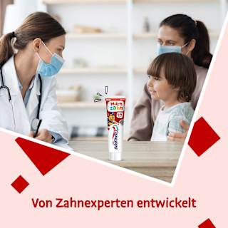 Zahnpasta Milchzahn 0-6 Jahren Odol med 3