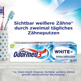 Zahnpasta White+ Odol med 3