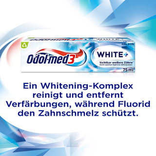 Zahnpasta White+ Odol med 3