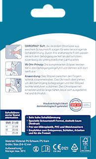 Ohrstöpsel Soft Ohropax
