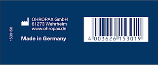 Schlafmaske 3D blau Ohropax