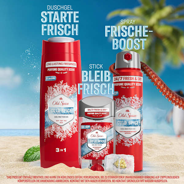 Antitranspirant Deostick Cold Spice Clear Gel  Old Spice