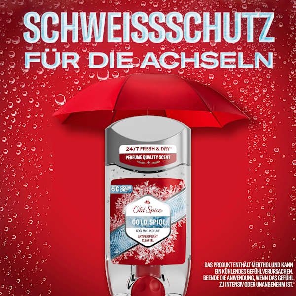 Antitranspirant Deostick Cold Spice Clear Gel  Old Spice