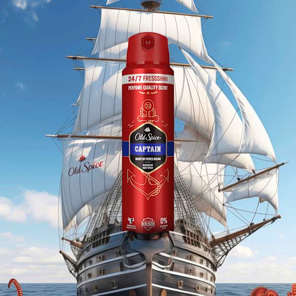 Deospray Captain Old Spice