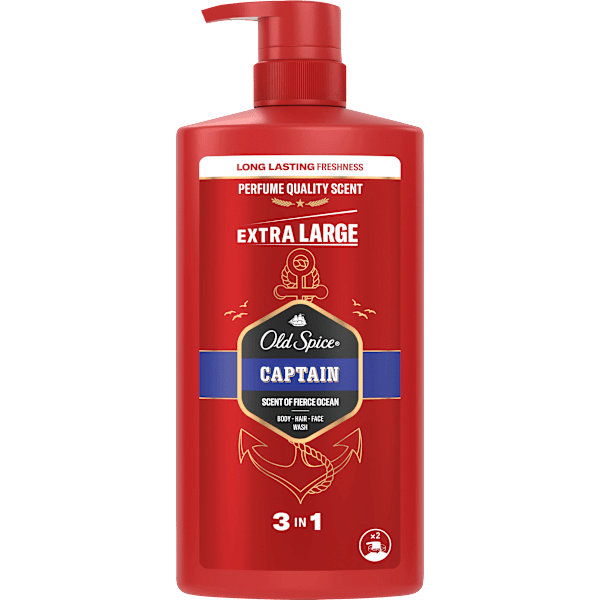 Duschgel Captain 3in1 Old Spice