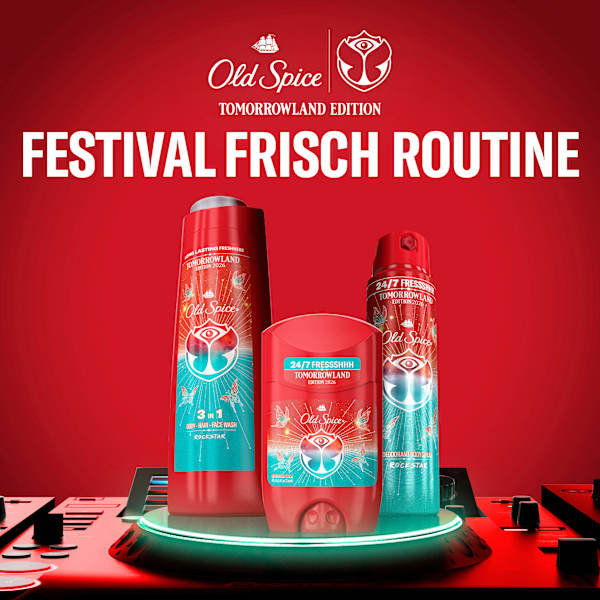 Duschgel Rockstar 3in1 Old Spice