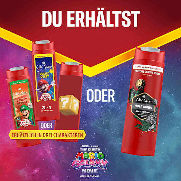 Duschgel Wolfthorn 3in1 Old Spice