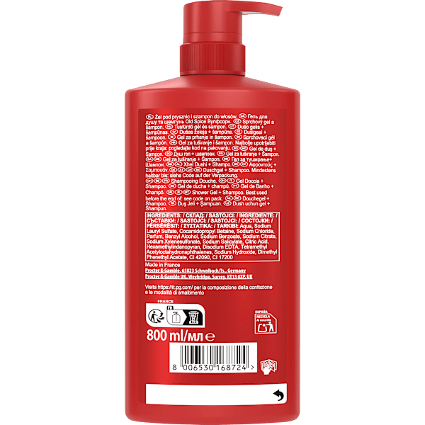 Duschgel Wolfthorn 3in1 Old Spice