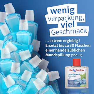 Mundwasser Konzentrat, fluoridfrei One Drop Only